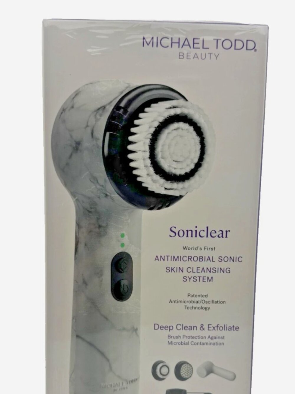 Michael Todd Beauty Soniclear Petite Skin Cleansing System Marmble Sealed NEW